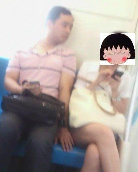 【衝撃】ちびまる子ちゃんが電車で痴漢されている画像が流出