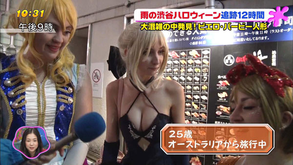 【画像】渋谷の2017ハロウィン、もはやただのおっぱい女たちのエロエロコスプレ会場と化すｗｗｗ