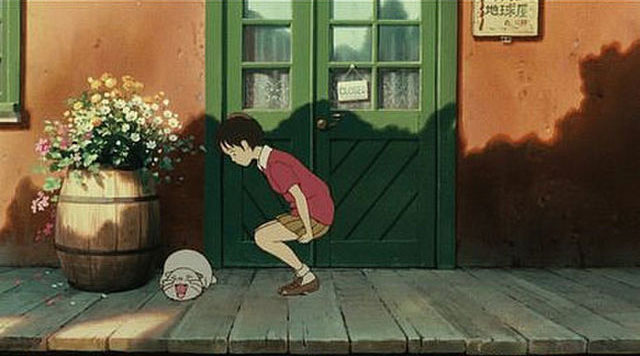 宮崎駿ブチギレ「おい！なぜこのシーンで雫はスカート抑えてパンツ隠してんだ！？(激怒)」