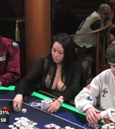 【動画】乳首を見せて相手を動揺させようとした日本人女性ポーカープレイヤー、カジノ3日間出禁